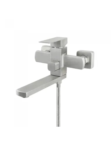 Змішувач для ванни Venta VC302KS, нержавіюча сталь, сатин - 2