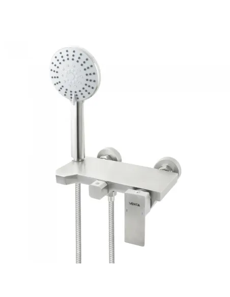 Смеситель для ванны Venta VC373PS без излива, нержавеющая сталь, сатин - 1