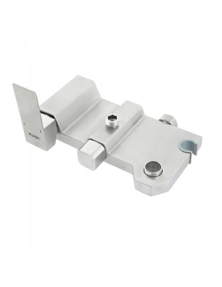 Смеситель для ванны Venta VC373PS без излива, нержавеющая сталь, сатин - 3