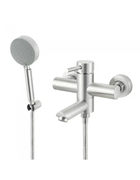 Смеситель для ванны Venta VS312KS, нержавеющая сталь, сатин - 1