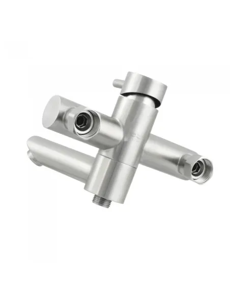 Смеситель для ванны Venta VS312KS, нержавеющая сталь, сатин - 3