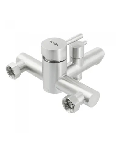 Змішувач для ванни Venta VS333LS, нержавіюча сталь, сатин - 2