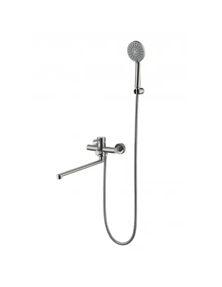 Змішувач для ванни Venta VS302DS, нержавіюча сталь, сатин - 1