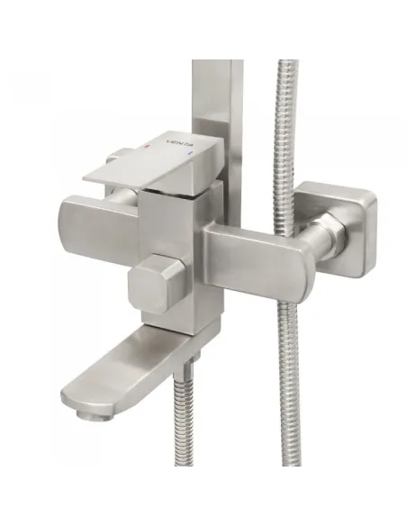 Душевая система с изливом Venta VC603KS, нержавеющая сталь, сатин - 2