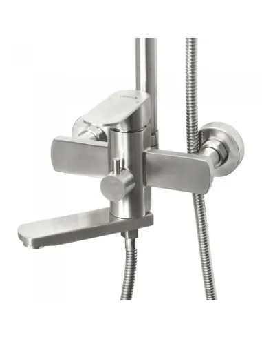 Душевая система с изливом Venta VL613KS, нержавеющая сталь, сатин - 2