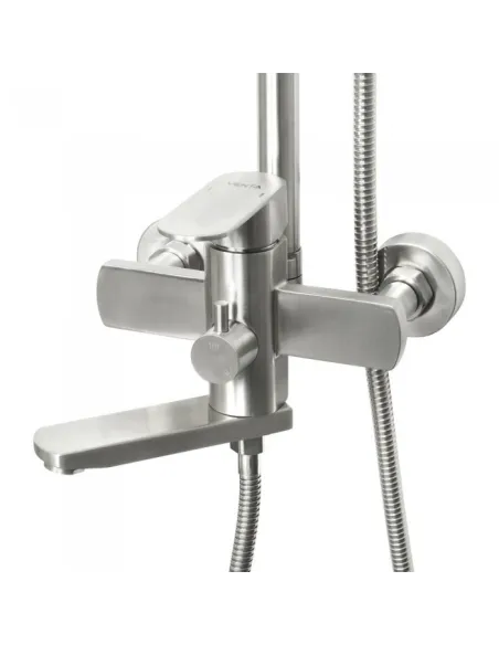 Душевая система с изливом Venta VL613KS, нержавеющая сталь, сатин - 2