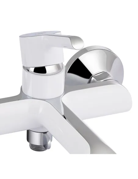 Смеситель для ванны Q-Tap Grand QTGRAWCR006 Chrome White - 4