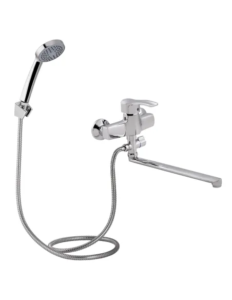 Змішувач для ванни Lidz Tani 005C2 LDTAN005C2CRM35102 Chrome з душовим гарнітуром - 1