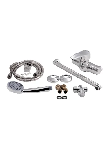 Смеситель для ванны Lidz Tani 005C2 LDTAN005C2CRM35102 Chrome, c душевым гарнитуром - 6