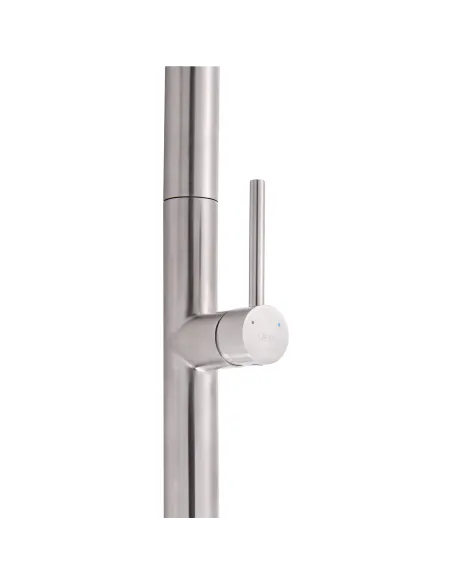 Змішувач для кухні з висувним виливом Q-Tap Lenicka QTLEN9138103UN Brushed Nickel PVD - 6