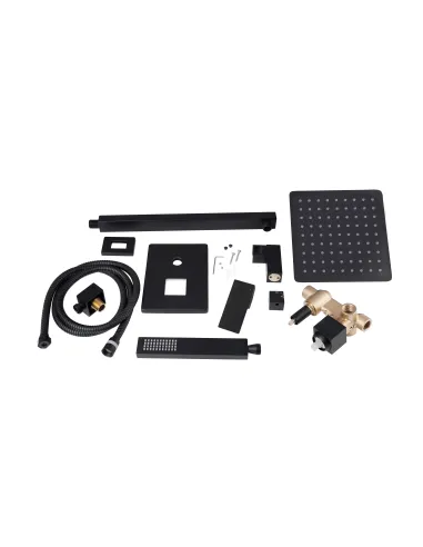 Душова система Q-Тap Aquarius QTAQA64103NGB Black Matt прихованого монтажу - 10