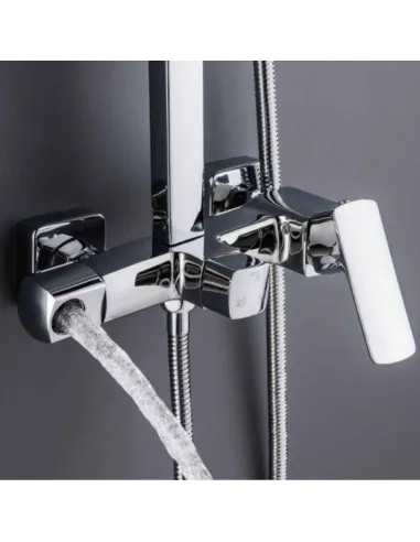Душевая система Q-Тap Capricorn 53103KNB Black Matt с изливом - 3