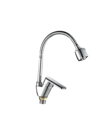 Змішувач для кухні з гнучким виливом Lidz Tani 008F4 LDTAN008F4CRM44972 Chrome - 1