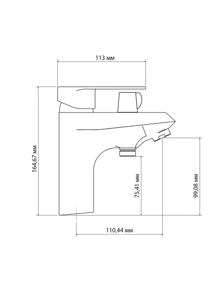 Смеситель для ванны Lidz Tani 011F LDTAN011FCRM44977 Chrome - 2