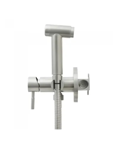 Смеситель с гигиеническим душем Venta VS202VS, нержавеющая сталь, сатин - 2