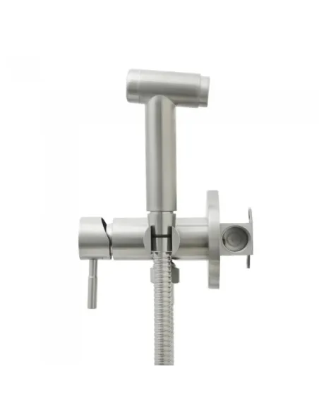 Смеситель с гигиеническим душем Venta VS202VS, нержавеющая сталь, сатин - 2