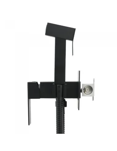 Змішувач із гігієнічним душем Venta VC202VB, нержавіюча сталь, чорний - 2