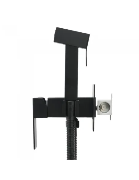 Змішувач із гігієнічним душем Venta VC202VB, нержавіюча сталь, чорний - 2