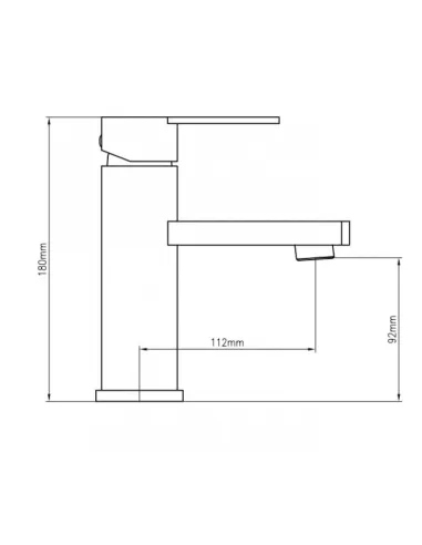 Змішувачі для умивальника прихованого монтажу Venta VT145MC, цинковий сплав, хром - 4