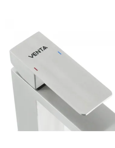 Смесители для умывальника скрытого монтажа Venta VC113MS, нержавеющая сталь, сатин - 3