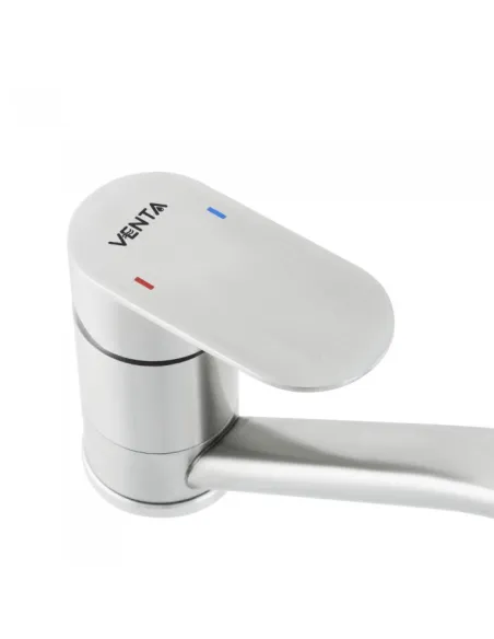 Змішувачі для умивальника прихованого монтажу Venta VL453KS, нержавіюча сталь, сатин - 2