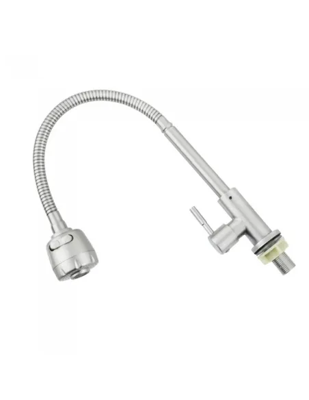 Монокран для умывальника Venta VS722SS, рефлекторний гусак, нержавеющая сталь, сатин - 2