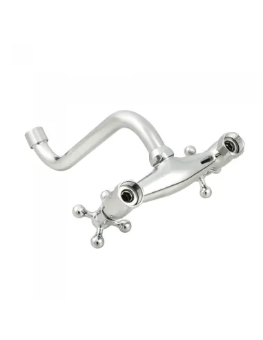 Змішувач для кухні двовентильний Venta VM415LC, цинковий сплав, хром - 3