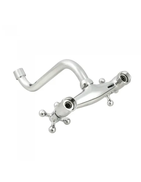 Смеситель для кухни двухвентильный Venta VM415LC, цинковый сплав, хром - 3