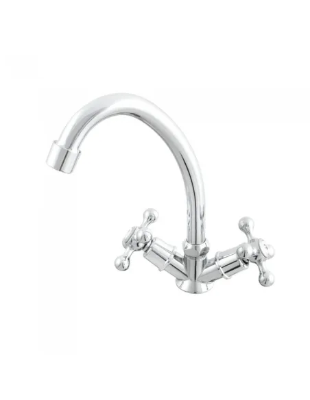 Смеситель для кухни двухвентильный Venta VM415UC, цинковый сплав, хром - 1