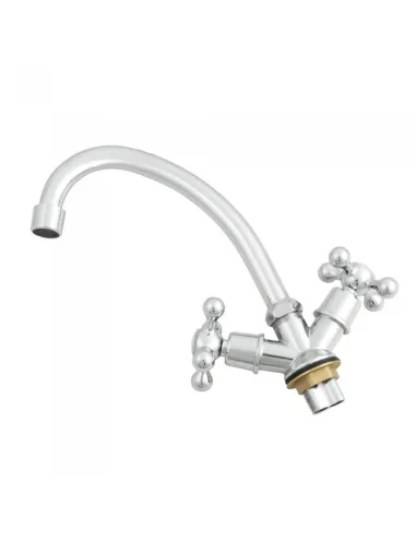 Змішувач для кухні двовентильний Venta VM415UC, цинковий сплав, хром - 2