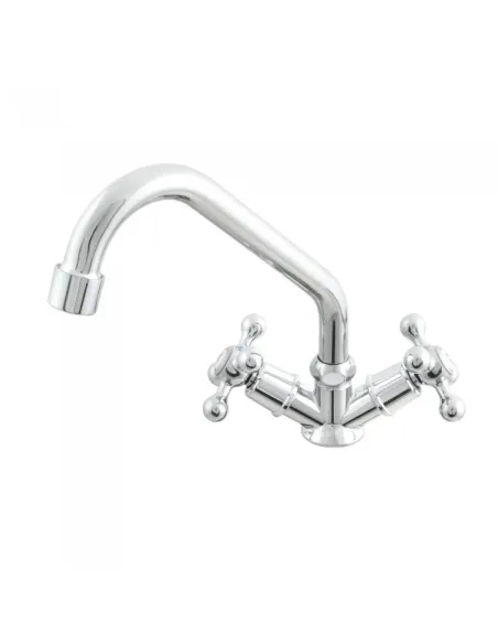 Змішувач для кухні двовентильний Venta VM425UC, цинковий сплав, хром - 1