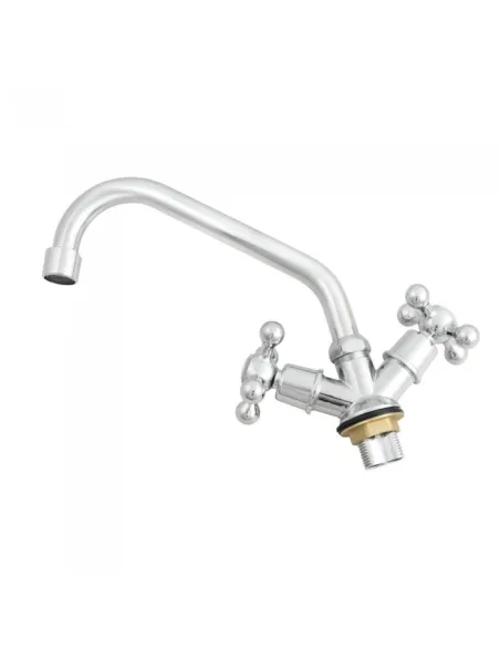 Змішувач для кухні двовентильний Venta VM425UC, цинковий сплав, хром - 2