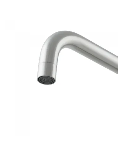 Смеситель для кухни двухвентильный Venta VK403FS, нержавеющая сталь, сатин - 2