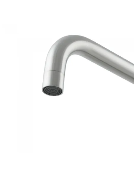 Смеситель для кухни двухвентильный Venta VK403FS, нержавеющая сталь, сатин - 2