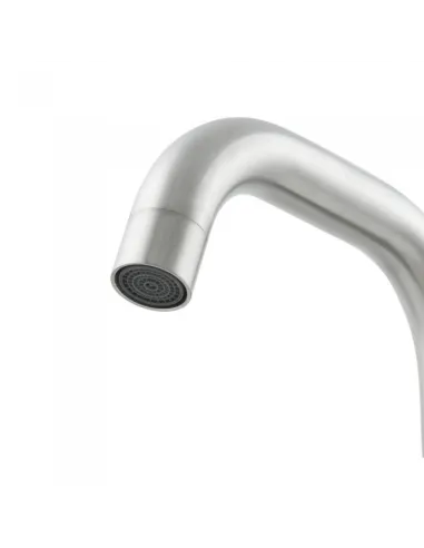 Змішувач для кухні двовентильний Venta VK103MS, нержавіюча сталь, сатин - 3