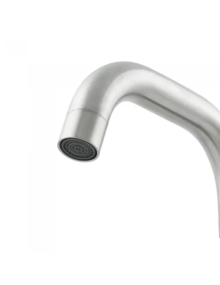 Змішувач для кухні двовентильний Venta VK103MS, нержавіюча сталь, сатин - 3