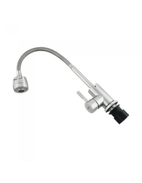 Смеситель для кухни Venta VS422SS, рефлекторний гусак, нержавеющая сталь, сатин - 2