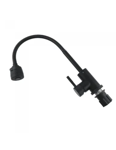 Змішувач для кухні Venta VS422SB, рефлекторний гусак, нержавіюча сталь, чорний - 2