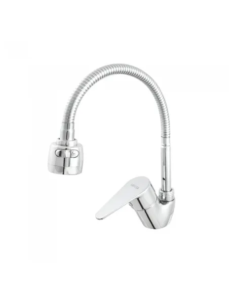 Смеситель для кухни Venta VP415RC, рефлекторний гусак, цинковый сплав, хром - 1