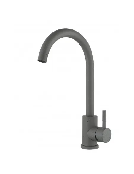 Смеситель для кухни Venta VS402UA, нержавеющая сталь, серый - 1