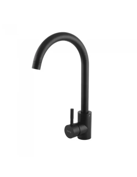 Смеситель для кухни Venta VS402UB, нержавеющая сталь, черный - 1