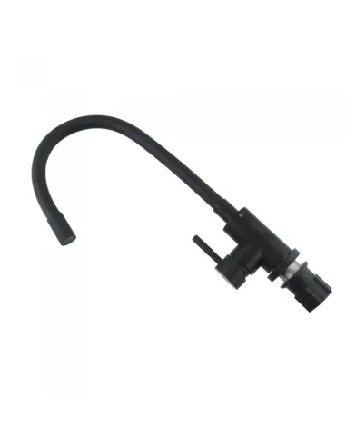 Змішувач для кухні з гнучким виливом Venta VS442SB, нержавіюча сталь, чорний - 2