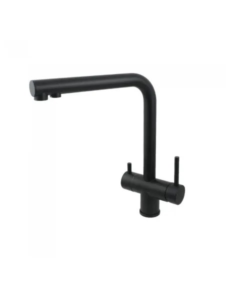 Смесители для кухни с подключением к фильтру Venta VS802FB, нержавеющая сталь, черный - 1