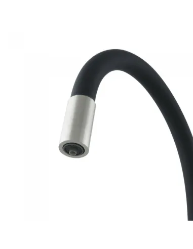 Змішувачі для кухні з підключенням до фільтра Venta VS813SB, нержавіюча сталь, чорний гофровилив - 3