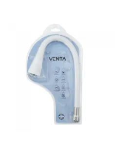 Излив гибкий для смесителя Venta VR473SW с душевой насадкой, белый - 1