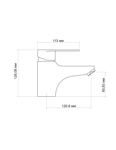 Смеситель для раковины Lidz Tani 001F1 LDTAN001F1CRM44957 Chrome - 2