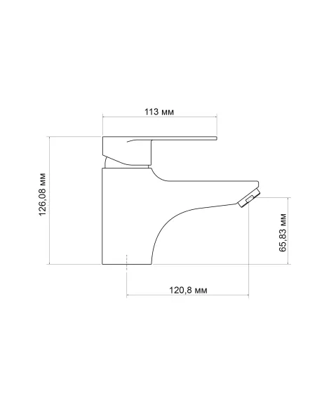 Смеситель для раковины Lidz Tani 001F1 LDTAN001F1CRM44957 Chrome - 2 Смеситель для раковины Lidz Tani 001F1 LDTAN001F1CRM44957 Chrome - 2