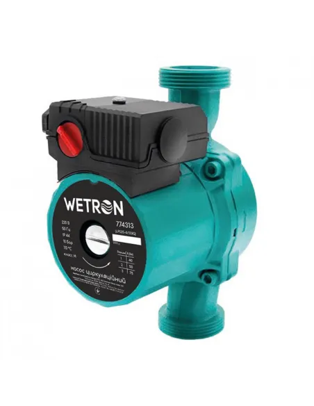 Циркуляционный насос Wetron 774313 0.075 кВт, с гайками - 1