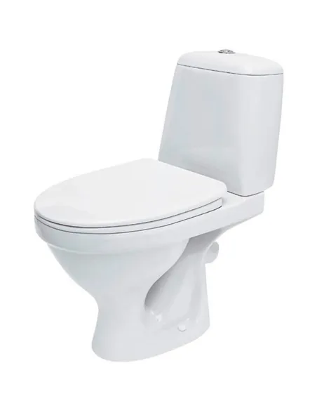 Унитаз компакт Cersanit 771 Еko 031, 3/6 л, нижний подвод воды, косой слив, сиденье полипропилен - 1