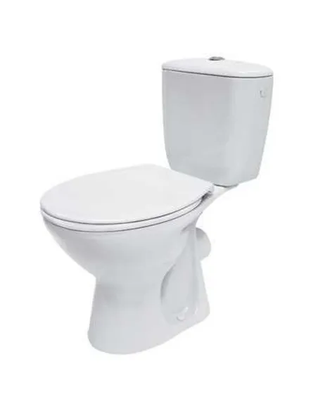 Унитаз компакт Cersanit 373 Mito Grey 010, 3/6 л, боковой подвод воды, горизонтальный слив, сиденье полипропитлен - 1